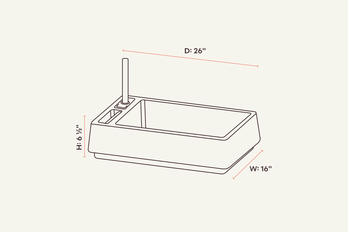 tuft + paw Cove Litter Box