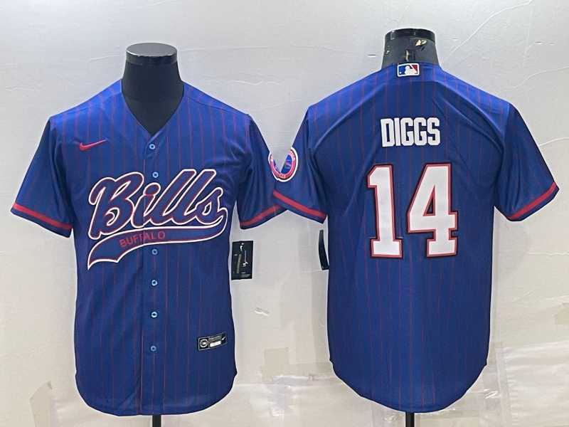 Men’s Buffalo Bills Stefon Diggs #14 Royal Jersey Joint Edition