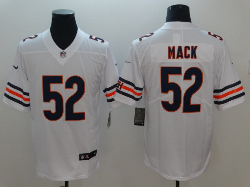 Men’s Chicago Bears #52 Khalil Mack Season Jersey White