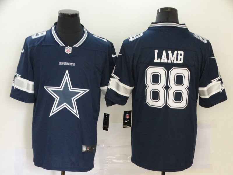 Men’s Dallas Cowboys CeeDee Lamb #88 Navy Jersey