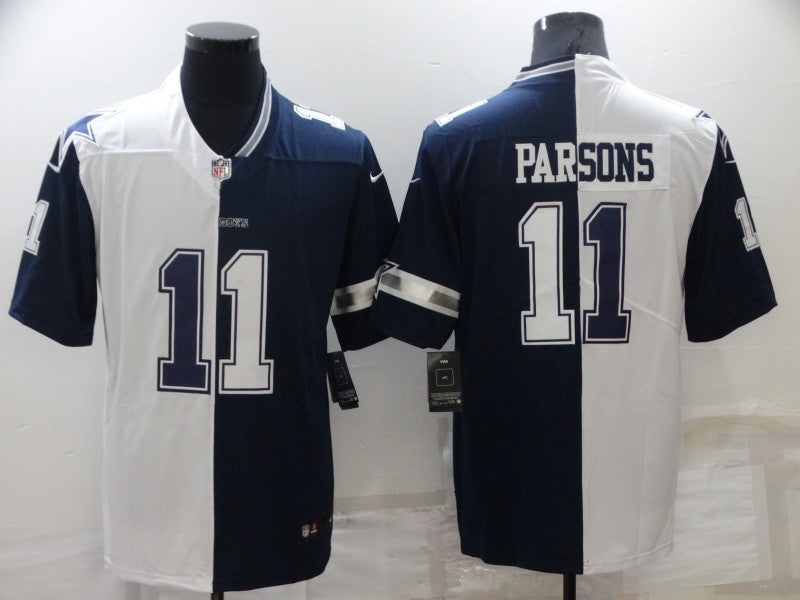 Men’s Dallas Cowboys Micah Parsons #11 White/Navy Jersey