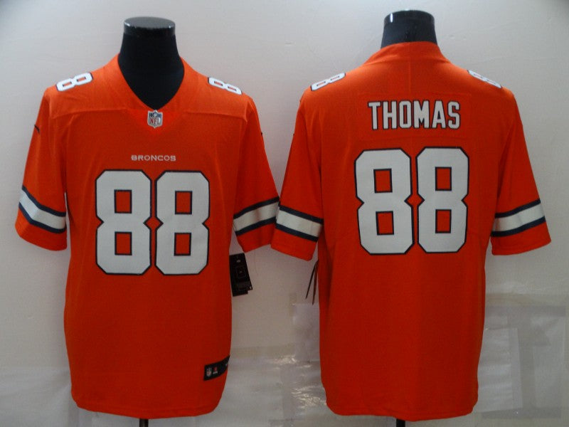 Men’s Denver Broncos Demaryius Thomas #88 Orange Jersey