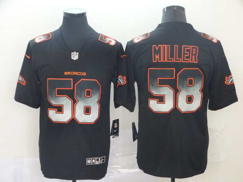Men’s Denver Broncos Von Miller #58 Black Jersey