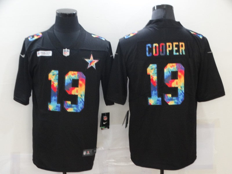 Men’s Dallas Cowboys Amari Cooper #19 Black Jersey