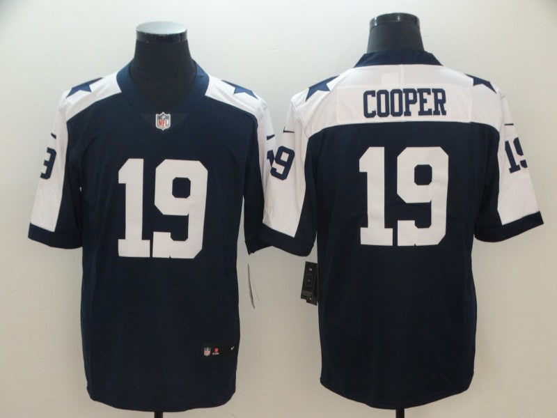 Men’s Dallas Cowboys Amari Cooper #19 Navy Alternate Jersey
