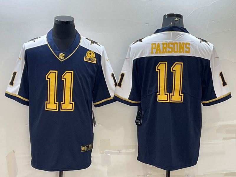 Men’s Dallas Cowboys Micah Parsons #11 Navy Jersey