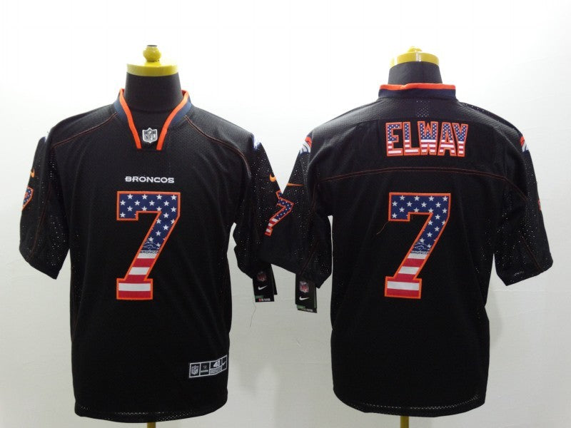 Men’s Denver Broncos John Elway #7 Black Jersey