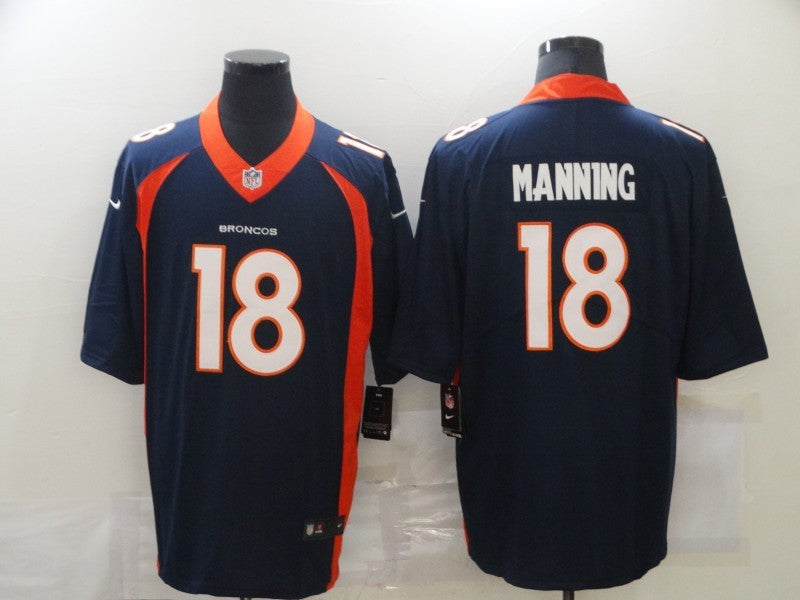 Men’s Denver Broncos Peyton Manning #18 Blue Jersey